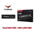 TeamGroup  T-FORCE G50 M.2 PCIE GEN4X4 NVME SSD 1TB Upto R/W 5000/4800 MB/S 3 years Warranty TM8FFE001T0C129